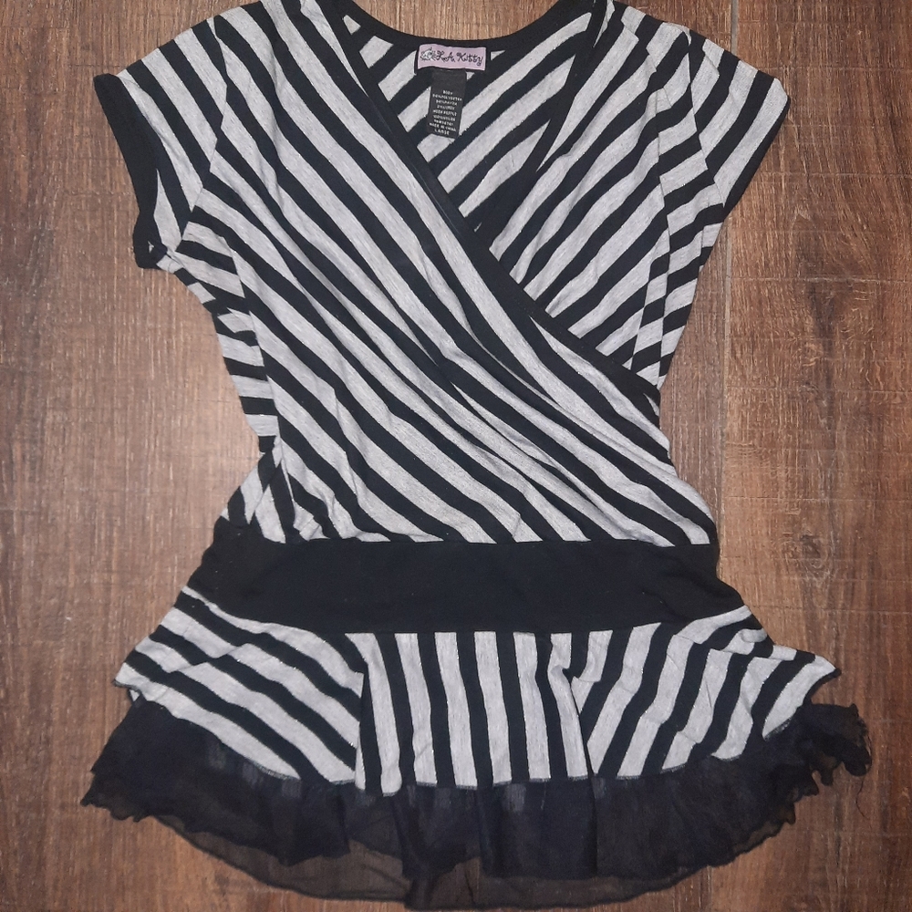*4 for $28* girls L.A. Kitty v-neck blouse